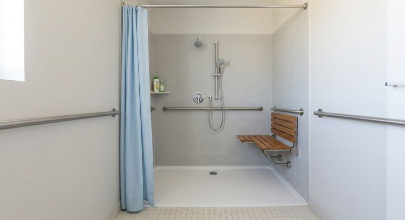 Accessible Shower Construction in South Portland, ME