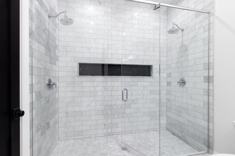 Newly Installed Shower Stall